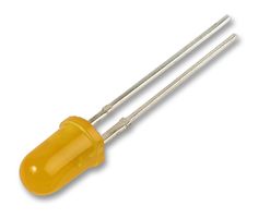 HLMP-D401 - LED, Orange, Through Hole, T-1 3/4 (5mm), 10 mA, 1.9 V, 602 nm - BROADCOM