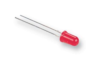 HLMP-D150 - LED, Red, Through Hole, T-1 3/4 (5mm), 1 mA, 1.6 V, 637 nm - BROADCOM