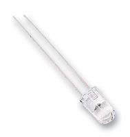 HLMP-EG08-WZ000 - LED, Red, Through Hole, T-1 3/4 (5mm), 20 mA, 1.9 V, 626 nm - BROADCOM