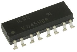 ILQ2-X009 - OPTOCOUPLER, PHOTOTRANSISTOR, 5.3KV - VISHAY