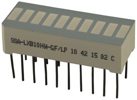 SSA-LXB10HW-GF/LP.. - BAR GRAPH, 10-LED, RED, 4MCD, 105mW - LUMEX