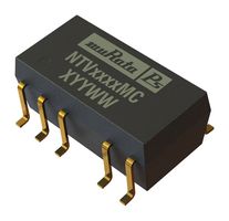 NTV0505MC - Isolated Surface Mount DC/DC Converter, Miniature, ITE, 1:1, 1 W, 2 Output, 5 V, 100 mA - MURATA POWER SOLUTIONS