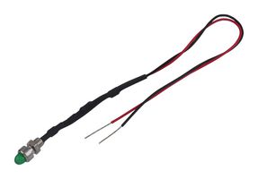 L58D-G24-W - PANEL MOUNT INDICATOR, LED, 4.98MM, GREEN, 24V - LEECRAFT