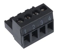 25.320.0453.1 - TERMINAL BLOCK PLUGGABLE, 4 POSITION, 22-12AWG - WIELAND ELECTRIC