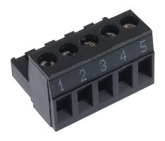 25.320.0553.1 - TERMINAL BLOCK PLUGGABLE, 5 POSITION, 22-12AWG - WIELAND ELECTRIC