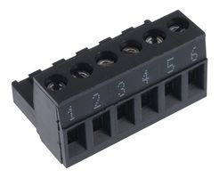 25.320.0653.1 - TERMINAL BLOCK PLUGGABLE, 6 POSITION, 22-12AWG - WIELAND ELECTRIC
