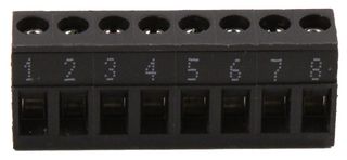 25.320.0853.1 - TERMINAL BLOCK PLUGGABLE, 8 POSITION, 22-12AWG - WIELAND ELECTRIC