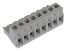25.340.0853.0 - TERMINAL BLOCK PLUGGABLE, 8 POSITION, 22-12AWG - WIELAND ELECTRIC