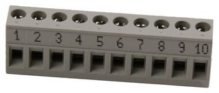 25.340.1053.0 - TERMINAL BLOCK PLUGGABLE 10 POSITION, 22-12AWG - WIELAND ELECTRIC