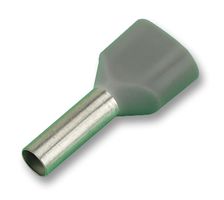 9037550000 - Wire Ferrule, Twin Entry, Twin Wire, 10 AWG, 6 mm², 12 mm, Yellow - WEIDMULLER