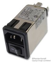 10CFS1 - FILTERED IEC MODULE, C14, 10A, QC - CORCOM - TE CONNECTIVITY