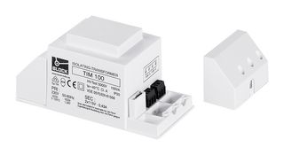TIM100 - DIN Rail Mount Transformer, Class II, Safety Isolating, 230V, 2 x 115V, 100 VA, Class 2, TIM Series - BLOCK