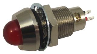 514-105-75 - PANEL MOUNT INDICATOR, LED, 12.7MM, RED, 110V - MARL