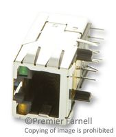 SI-50158-F - Modular Connector, RJ45 Jack, 1 x 1 (Port), 8P8C, Cat5, Through Hole Mount - BEL MAGNETIC SOLUTIONS