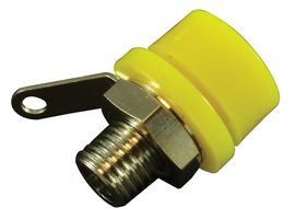SPC15190 - BANANA JACK, SOLDER LUG, YELLOW - TENMA