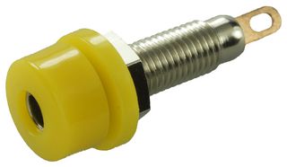 SPC15194 - TEST JACK, COMBINATION INSULATED, YELLOW - TENMA