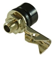 SPC15206 - BANANA JACK, 15A, CRIMP LUG, BLACK - TENMA