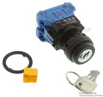 HW1K-2AF20 - SWITCH, KEY OPERATED, 2NO, 10A, 600V - IDEC