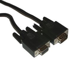 SPC20047 - MONITOR CABLE, SVGA VIDEO, 15FT, BLACK - MULTICOMP