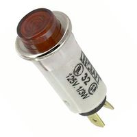32-2111T - LAMP, INDICATOR, NEON, RED, 125V - LEECRAFT