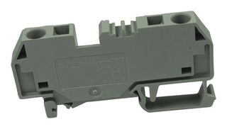 0282-0901 - TERMINAL BLOCK, DIN RAIL, 2 POSITION, 20-10AWG - WAGO