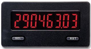 CUB5B000 - Rate Meter, Electronic, CUB Series, 8 Digits, Counters, Selectable Transmissive, 9 Vdc to 28 Vdc - RED LION CONTROLS