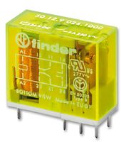 50.12.9.012.1000 - Safety Relay, 12 VDC, DPDT, 50 Series, Through Hole, 8 A, Solder - FINDER