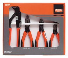 9897 - Plier Set, 4 Piece - BAHCO
