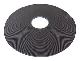 MP005142 - Foam Tape, Single Sided, PVC (Polyvinyl Chloride), Black, 50 mm x 25 m - MULTICOMP PRO