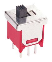 MP5FD1S102M2QES - Slide Switch, Subminiature, DPDT, On-None-On, Through Hole, MP Slide Switches, 3 A, 120 V - MULTICOMP PRO
