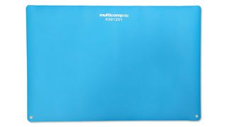 MP013805 - ESD Dissipative Mat, 2 10mm Snap Studs, Rubber, Blue, 900mm L x 600mm W - MULTICOMP PRO