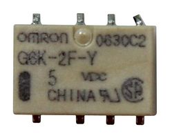 G6K-2FY DC5 Relay, Signal, DPDT, 5VDC, 1A Omron