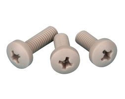 MP014450 - Screw, Phillips, Pan Head, M5, PVDF (Polyvinylidene Fluoride), 8 mm Length - MULTICOMP PRO