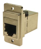 MP-CP30720SM440 - In-Line Adapter, Cat5e, Nickel Frame, Adapter, In-Line, RJ45, RJ45, MP Dual Slim Feedthrough Series - MULTICOMP PRO