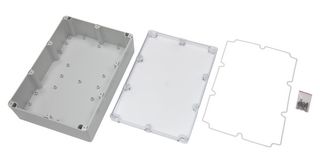 MP015480 - Plastic Enclosure, Multipurpose, Polycarbonate, 110 mm, 250 mm, 360 mm, IP68 - MULTICOMP PRO