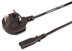 PELB2135 - LEAD 13A PLUG TO C7 5M BLACK - PRO ELEC