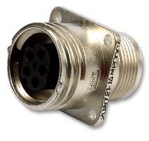 208717-1 - Circular Connector, CPC Series 1, Panel Mount Receptacle, 7 Contacts, Thermoplastic Body - AMP - TE CONNECTIVITY