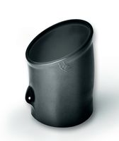 411-57480 - Heat Shrink Boot, Helashrink 1100, Right Angle, 1.692 ", 43 mm, Black, 2.16 ", 55 mm - HELLERMANNTYTON