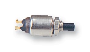 9233CD - Pushbutton Switch, 9000, 4.2 mm, SPST-NO, Off-(On), Plunger, Black - APEM