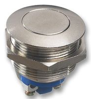 AV0630C900 - Vandal Resistant Switch, AV Series, 16.2 mm, SPST-NO, Off-(On), Round, Natural - APEM