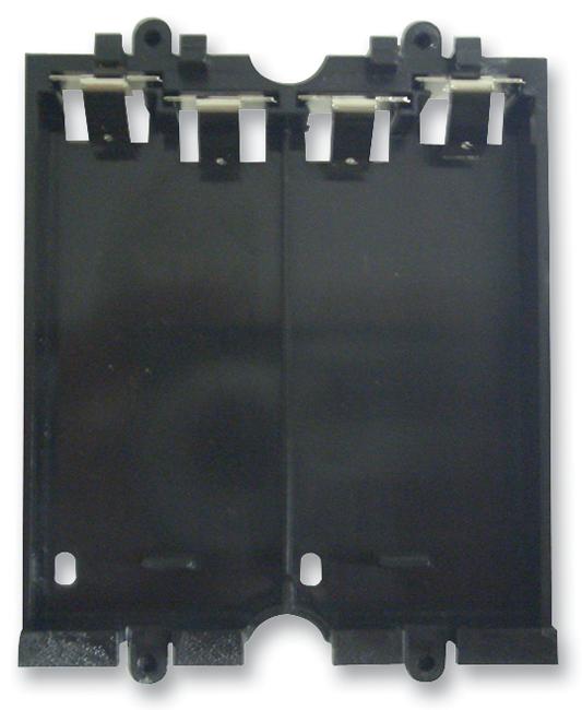 SBH-29V-BK BATTERY HOLDER, 2X9V, BLACK BOX ENCLOSURES