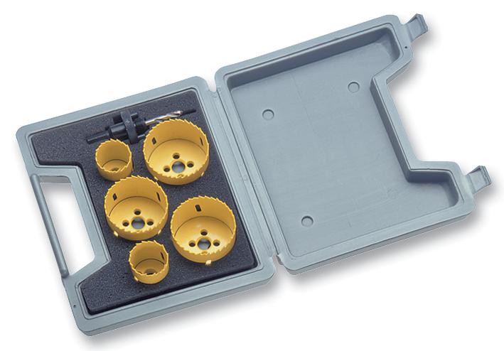 424044 HOLE SAW KIT, 6PC CK TOOLS