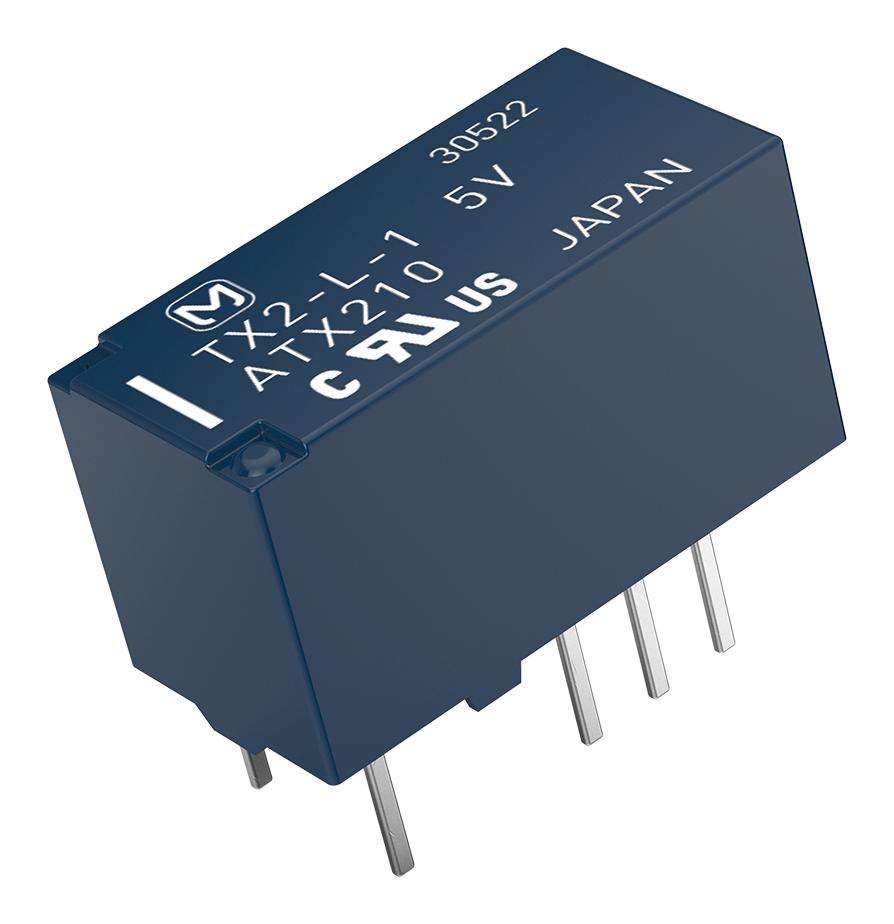 TX2-9V RELAY, SIGNAL, DPDT, 30VDC, 2A PANASONIC
