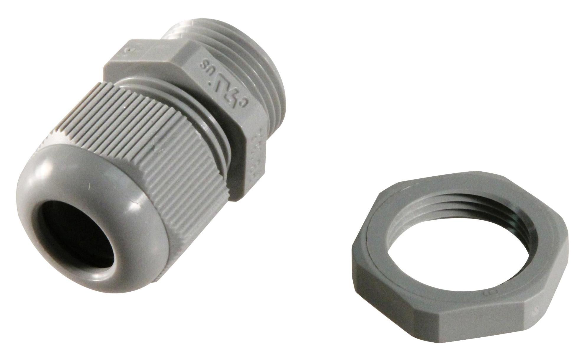 50.013 PA-F CABLE GLAND, PA, 12MM, PG13.5, GREY JACOB