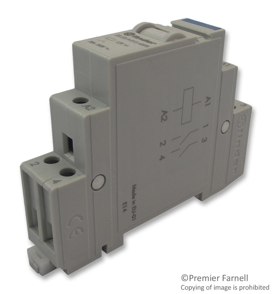 22.22.9.012.4000 RELAY, DPST-NO, 250VAC, 20A FINDER