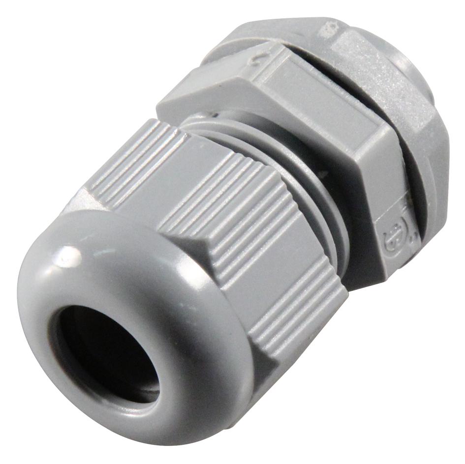 PP001679 CABLE GLAND, NYLON, 4MM-8MM, GREY, PK10 MULTICOMP PRO