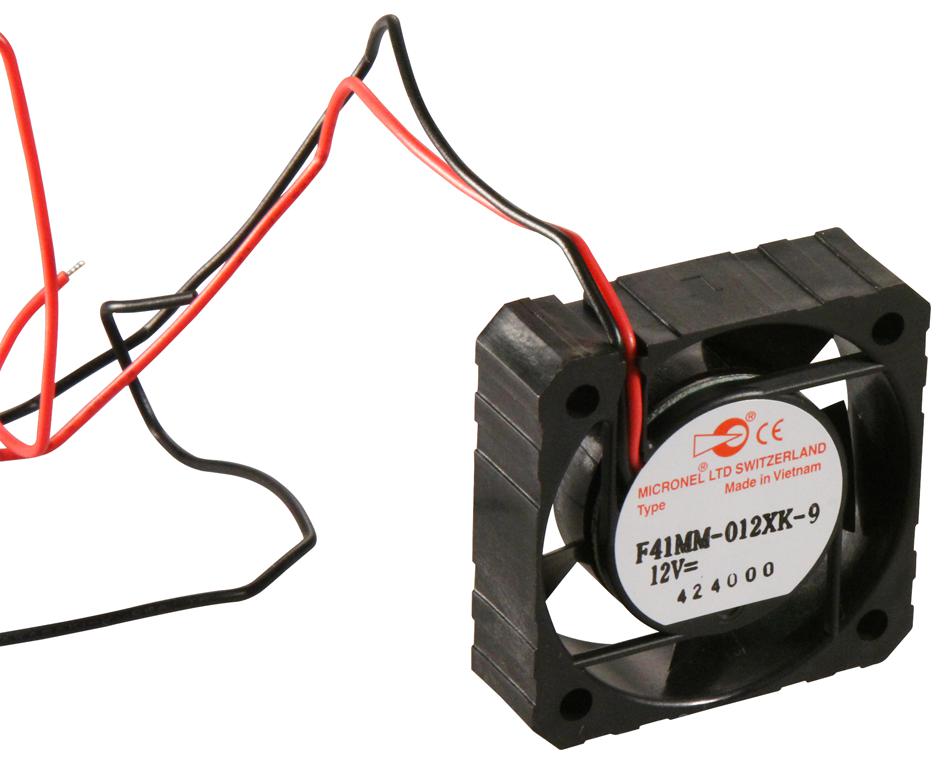 F41MM-012XK-9 FAN, 40MM, 12VDC MICRONEL