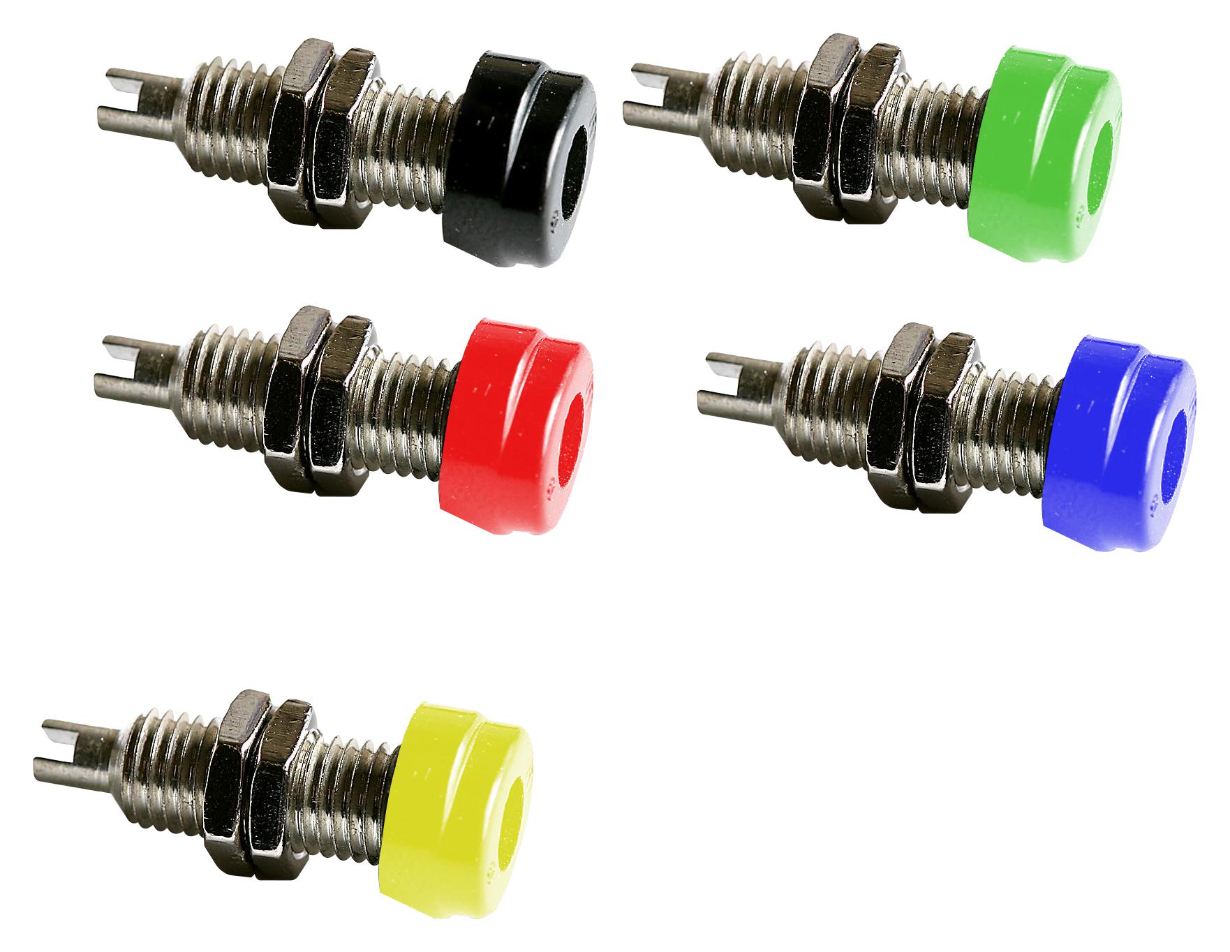 93017510X BANANA TEST CONNECTOR, 4 MM, 16 A, 60 V HIRSCHMANN TEST AND MEASUREMENT