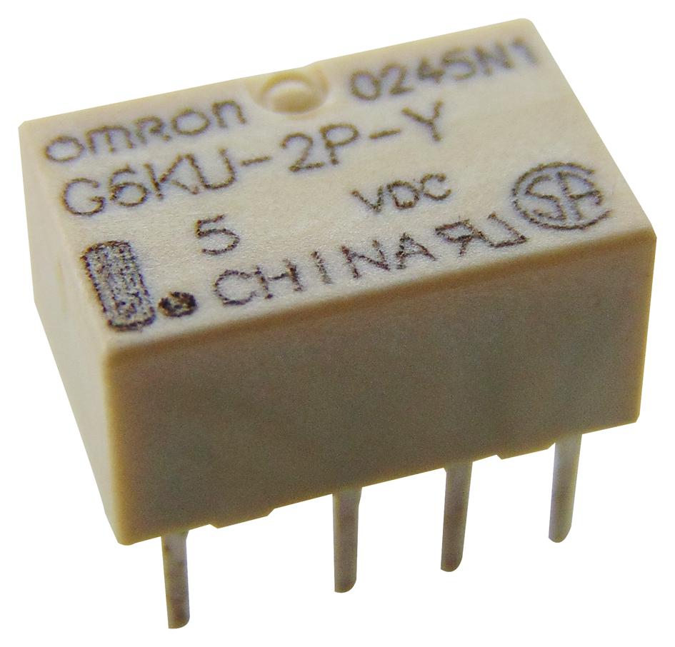 G6KU-2PY DC3 RELAY, SIGNAL, DPDT, 30VDC, 1A OMRON