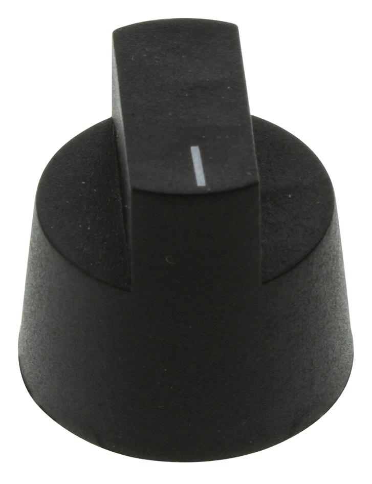KX0607 KNOB, BLACK, 20.3MM X 21MM DIA BULGIN LIMITED